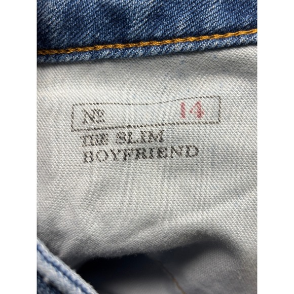 Polo Ralph Lauren The Slim Boyfriend Jeans Blue Embroidered Logo Women W28X26 - Picture 8 of 15